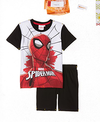 Spiderman Chicos Pijama mangas cortas - Negro - 104