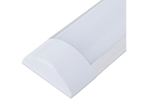 Brightex 72W 6Ft 7200 Lumen Twins Non Flickering 180cm 1800mm Linear LED Batten Tube Fitting Garage Office celing mounting Fluorescent Slimline coolwhite lamp Light Strip Lights