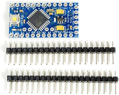 PRO Kompatibeler Microcontroller Mini ATmega328 16MHz Blue 5 V for Arduino Prototyping