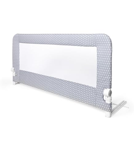 Sécurité Anti-chute Enfant Garde-corps De Lit Pliable INTERBABY 90 Cm - Pour Lit D'enfant, Amovible Et Lavable, Norme BS 7972, Motif Jungle