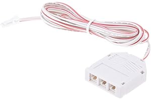 SOTECH JUNKER Lighting distributeur triple blanc (femelle à mâle) longueur de câble 2000 mm pour extension pour éclairage LED VIOLA