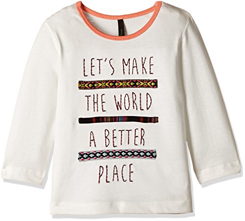 United Colors of Benetton Baby Girls T-Shirt (16A3094C0122I0740Y_Off White_0Y) RS.319 (60.00% Off) - Amazon