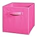Produktbild Dekorative Aufbewahrungsboxen Stoff Cube Faltbarer Korb Multifunktion Bin Rosa