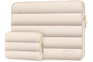 MOSISO Etui na laptopa 13,3–13,3 cala, puchaty pokrowiec na laptopa kompatybilny z MacBook Air 13, 13,6 M4, M3, M2, M1, Pro 13, Pro 14, HP Dell, ASUS Lenovo, poliestrowa torba pozioma z małą obudową