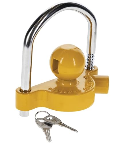 Funmit Trailer Hitch Lock Set – Includes Universal Ball Lock, Hitch Pin Locks, Coupler Lock | All Use 2 Keys - View #10