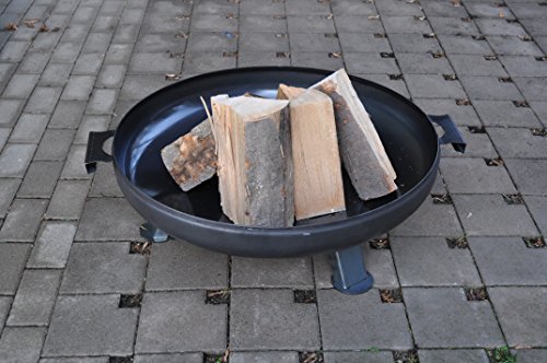 Feuerschale Ø 80 cm FEUERKORB PFLANZSCHALE GARTEN KLÖPPERBODEN - 6