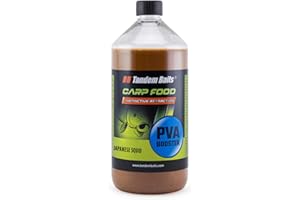 Tandem Baits Carp Food PVA Booster, D'appâts pour carpes, Pêche de la Carpe, Peche, Pop-Ups, Bouillette Carpe, Professionnel Accessoires de Pêche Carpe 1000ml