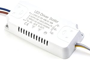 ZYWUOY Transformador LED de 3 colores para la sustitución de transformadores no aislantes para iluminación LED (20-40 W) X2