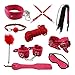 Produktbild Paloqueth Sex Werkzeuge 10 Stück unter dem Bett Restraint System Slave S&M Fesseln Bondage Kit (Rose)