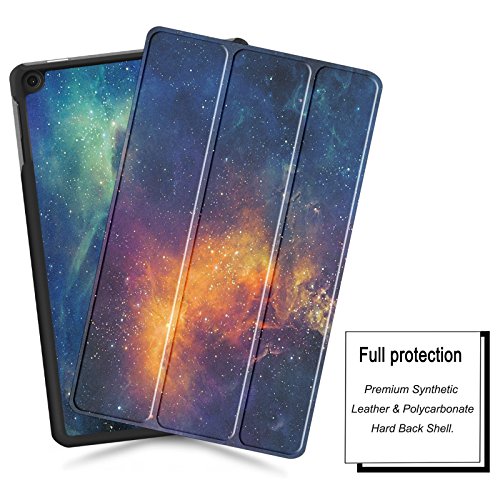 Hülle für Fire HD 8 (7. Generation – 2017) / das neue Fire HD 8 (6. Generation – 2016), Infiland Ultra Smart Slim Lightweight Schutzhülle mit Auto Schlaf / Wach Funktion Cover für Fire HD 8 (8-Zoll-Tablet, 7. Generation – 2017) / Das neue Fire HD 8 Tablet (6. Generation – 2016) (Galaxis) - 3