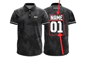 Dika Sports Polyester Blend Custom Add Name and Number Jersey for Men Cricket Regular Fit t-Shirt 2 Year to 5XL