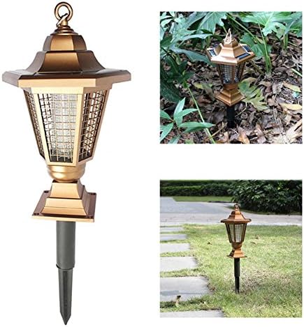 LOERO Solar Lights Insecticidal Outdoor Landscape Lamp for Pathway,Path,Garden,Lawn,Courtyard,Corridor,Patio,Porch with Smarthing 3 Placed Way Wireless,Waterproof
