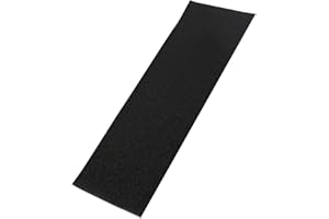 Jiakalamo Anti Slip Grip Tape, 9 × 33 inch Skateboards Sticker Waterproof Outdoor Grip Tape for Stairs Skateboards Scooters, Easy to Cut(Black)