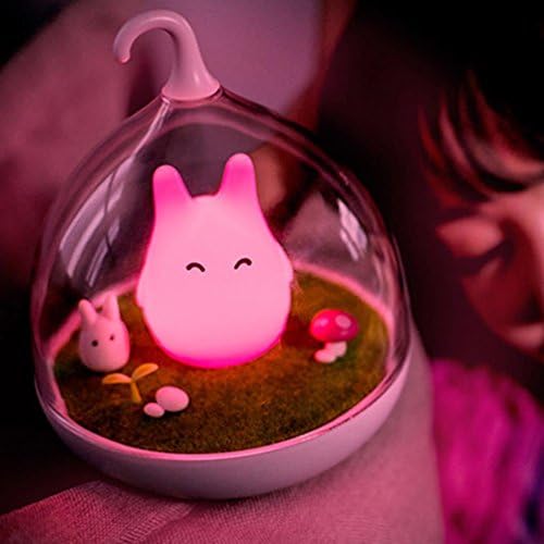 Wastar® Elfin Vibration Night Light Rechargeable Birdcage Touch Dimmable Lamp to Overcome Night Fright