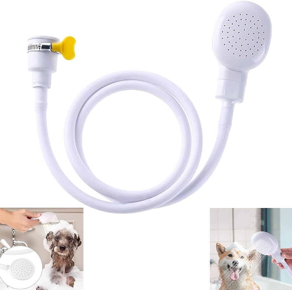 Kedi Köpek Yıkamak İçin Duş Başlığı, Hortumu, Portatif, Esnek, Musluk Uyumlu, 2 Metre,