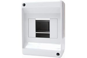 Electraline 60433 Coffret Mural sans Porte, 3-4 Modules, Blanc