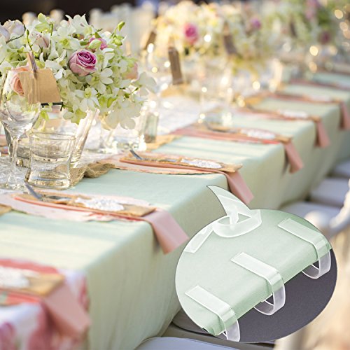 24 Pack Plastic Tablecloth Clips, Clear Table Cover Cloth Clamps Holder for Party Picnic reviews 24 Pack Plastic Tablecloth Clips, Clear Table Cover Cloth Clamps Holder for Party Picnic