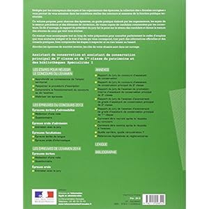 Assistant, Assistant de conservation principal (1e et 2e classe) du patrimoine et des bibliothèques 2016. Spécialités I (musée, bibliothèque) Livre en Ligne Assistant, Assistant de conservation principal (1e et 2e classe) du patrimoine et des bibliothèques 2016. Spécialités I (musée, bibliothèque) Livre en Ligne - Telecharger Ebook
