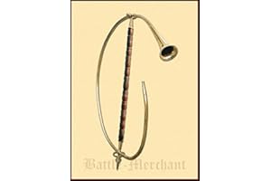 Battle-Merchant Cornu, römisches Horn aus Messing Historisches Blasinstrument Musikinstrument LARP Wikinger Mittelalter