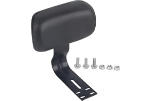 Electric Rear Passenger Backrest Metal Support U Shape Black Comfortable for Simple Models