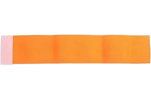 Dwawoo Kapitänsbinde, Fussball Armband Team Armbinde Outdoor Sports Gruppen Captain Armband 5 Farben Verstellbare Spielerbänder (Orange)