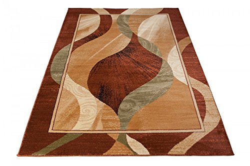 TEPPICH KLASSISCH SEHR BUNT wunderschöne Muster PERFEKT INS WOHNZIMMER in BRAUN (70 cm x 140 cm) - 5