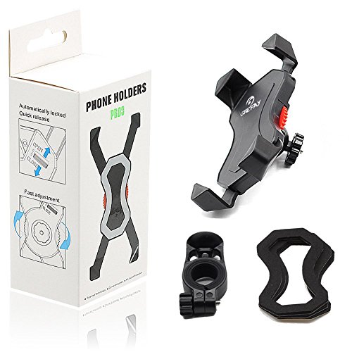 Anti-Shake Fahrradhalterung Motorrad Handy-Halter Universal Radsport VerhÃ¼tung Von AbstÃ¼rzen Fahrrad-Lenker Handyhalter Wiege Klammer Mit 360 Drehen FÃ¼r 3,5-6,5 Zoll Smartphone GPS Andere GerÃ¤te