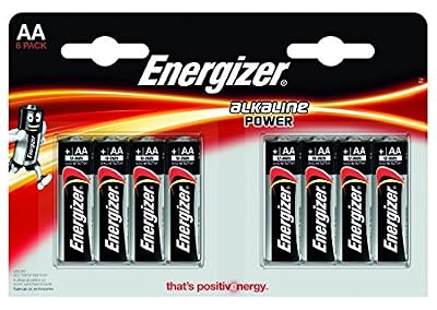 Energizer E300128000 Blister de 8 piles alcalines LR6 AA
