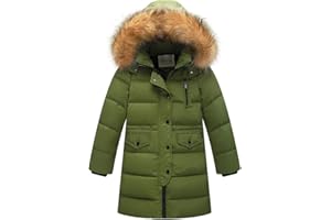 MEYOCEYO Piumino Bambini Invernale Unisex Cappotto Mantieni Caldo Giacca Antivento Parka con Cappuccio Giubbotti Snowsuit