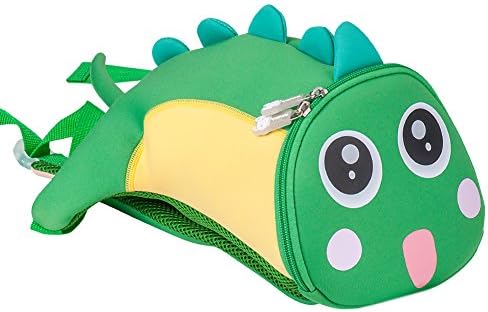 Toddler Boys Girls Kids Dinosaur Backpack, Cartoon Safety Anti-lost Strap Children's Rucksack with Reins by Jenuther