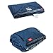 Anself Envelope Outdoor Sleeping Bag Camping Travel Hiking Multifuntion Ultra-light Dark Blue