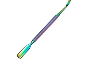 Yoezuo Spingi Cuticole Professionale, Spingicuticole per Unghie a Doppia Testa in Acciaio Inox, Spingipelle per Rimuovere le Cuticole