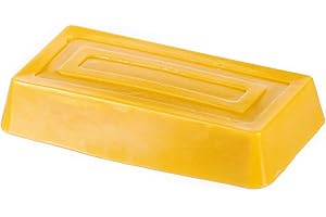 Danilovo 100% Pure Natural Beeswax Block, Premium Quality, Sustainable, Chemical-free, Triple Filtered, Cosmetic Grade, 1 Pcs, 500g