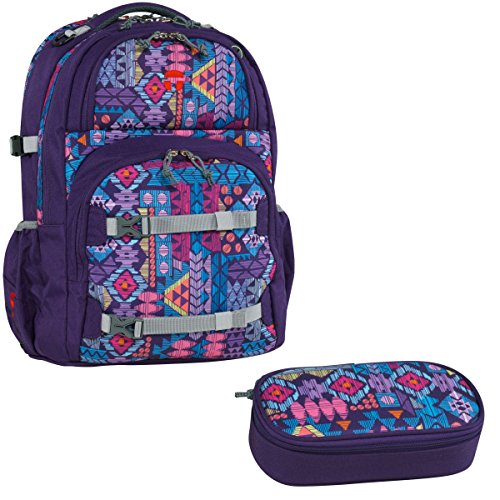 Preisvergleich Produktbild Take it Easy Schulrucksack Oslo Flex Aztec 2 tlg. (12)