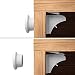 Child Safety Magnetic Cupboard Locks - No Tools Or Screws Needed - Easy Install for Cabinet Drawers Home Safety, 10 Locks + 2 Keys