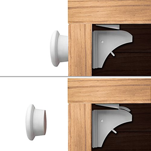 Sicherheitsschloss BESTOPE Baby Magnetschloss MagicLock – die unsichtbare Kindersicherung, Unsichtbarer Magic Lock 10 Magnet Schlösser 2 Schlüssel - 2