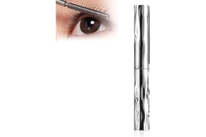 QOCUILC Mascara iron eye, 3D Curling Nera Curling Eyelash Mascara Curly, lavabile, extra sottile in metallo, curling & Voluminous
