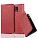 Produktbild Cadorabo Hülle für Motorola Moto G4 / Moto G4 Plus - Hülle in Apfel ROT - Handyhülle mit Magnetverschluss, Standfunktion und Kartenfach - Case Cover Schutzhülle Etui Tasche Book Klapp Style