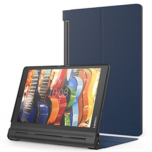 MoKo Lenovo YOGA Tab3 Plus 10.1 Hülle - Ultra Leightweight Slim Schutzhülle Smart Cover für Lenovo YOGA Tab 3 Plus (YT-X703F) 10.1 Zoll 2016, Marineblau