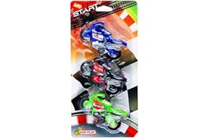 Kim'Play - 4520 - Véhicule Miniature - 3 X Moto De Course