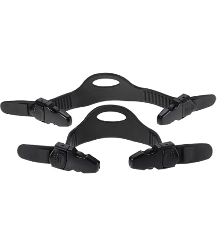 Boucle Mares ABS Plus Avec Sangle - Fermeture Rapide Pour Palmes à Talon Ouvert - Noir