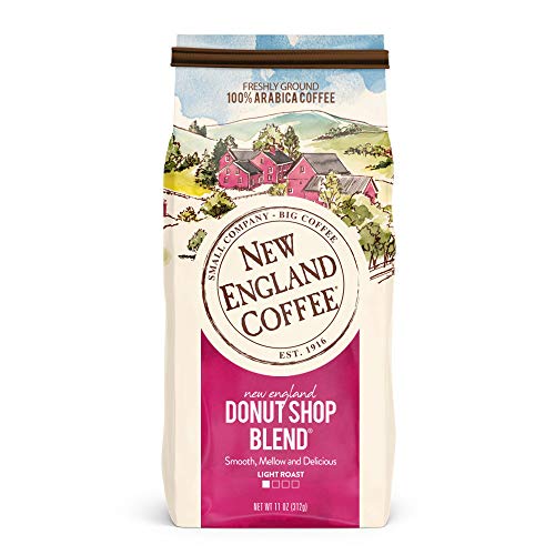 New England Coffee Donut Shop Blend, 11 Ounce by New England Coffee