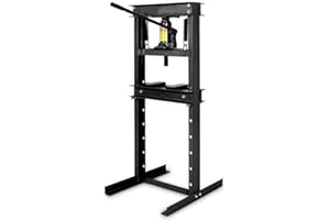 WIMMER 12 Ton Shop Press Floor H-Frame Press Plates Hydraulic Equipment Jack Stand, SP12