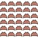 Price comparison product image Quacoww 30 Pieces Nylon Wig Caps High Elasticity Stockings Hair Net Flesh Color Elastic Caps for Man and Women (B)