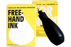 ‎INKBOX Inkbox Freehand Ink Temporary Tattoos | Lasts Up to 2 Weeks | Perfect for Artists, Long Lasting Temp Kit Tattoos, and Temporary Tattoo Drawing (0.5 Ounce (Pack of 1))