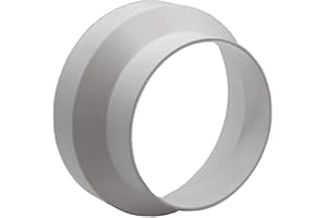 ANJINGUANG Adattatore per condotto da 100-120 mm. Cono di riduzione/aumento per serra, bagno, cucina, sistemi di ventilazione