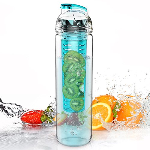 Trinkflasche für Fruchtschorlen, 800 ml, Tritan, BPA-frei
