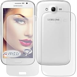 mtb More Energy® Protector de Pantalla de Vidrio + Funda para Galaxy Grand Neo/Grand Neo Plus (GT-i9060(i), 5.0'') | Transparente | TPU Carcasa