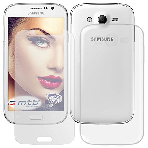 mtb More Energy® Protector de Pantalla de Vidrio + Funda para Galaxy Grand Neo/Grand Neo Plus (GT-i9060(i), 5.0'') | Transparente | TPU Carcasa
