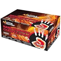 Little Hotties Hand Pocket Glove Warmers Winter Season Bulk Pack-40 Pairs, Black, Medium